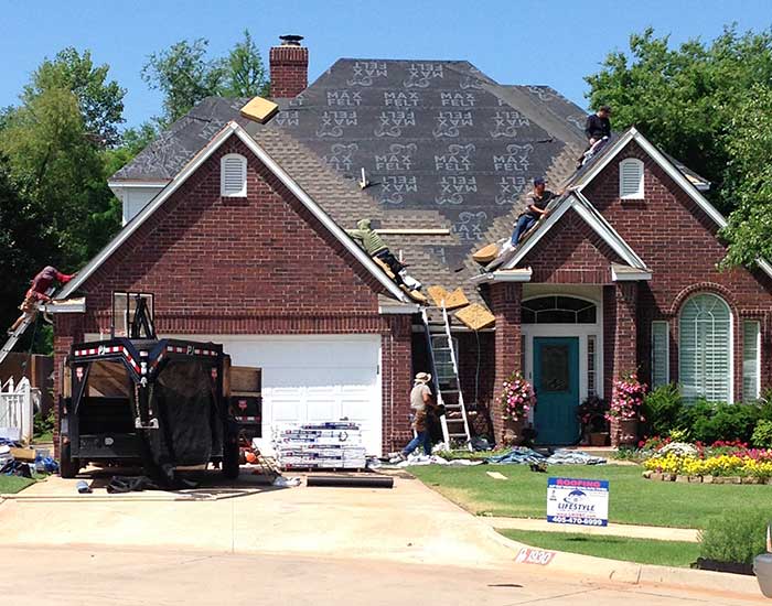 Roofing in Mustang Oklahoma