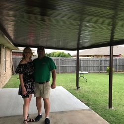 Newly Installed Patio Cover