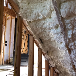 Under Stairs Spray Foam